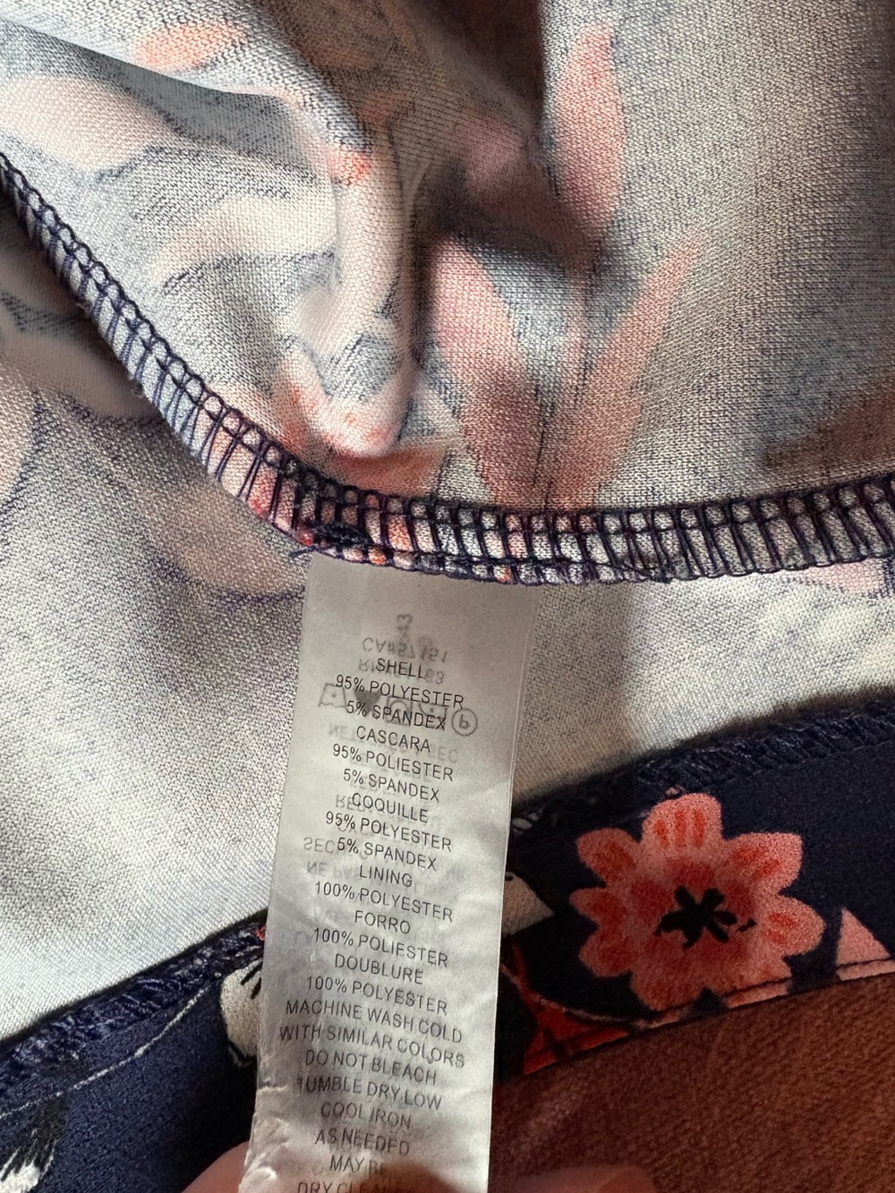 NWOT- Vince Camuto Navy Floral Sheath Dress- Size 6- Wedding Guest Dress 🌸 - Picture 7 of 9